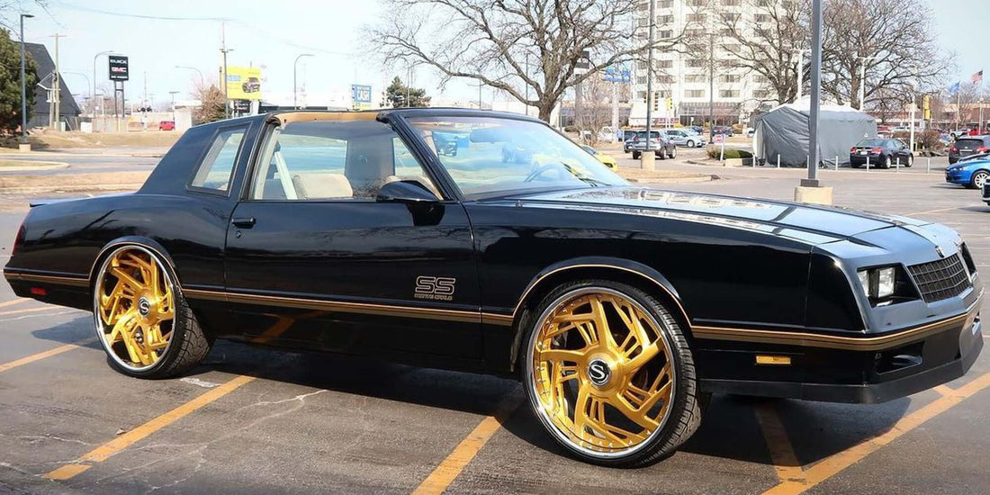 1987 Monte Carlo SS on 24-inch Gold Savini Wheels