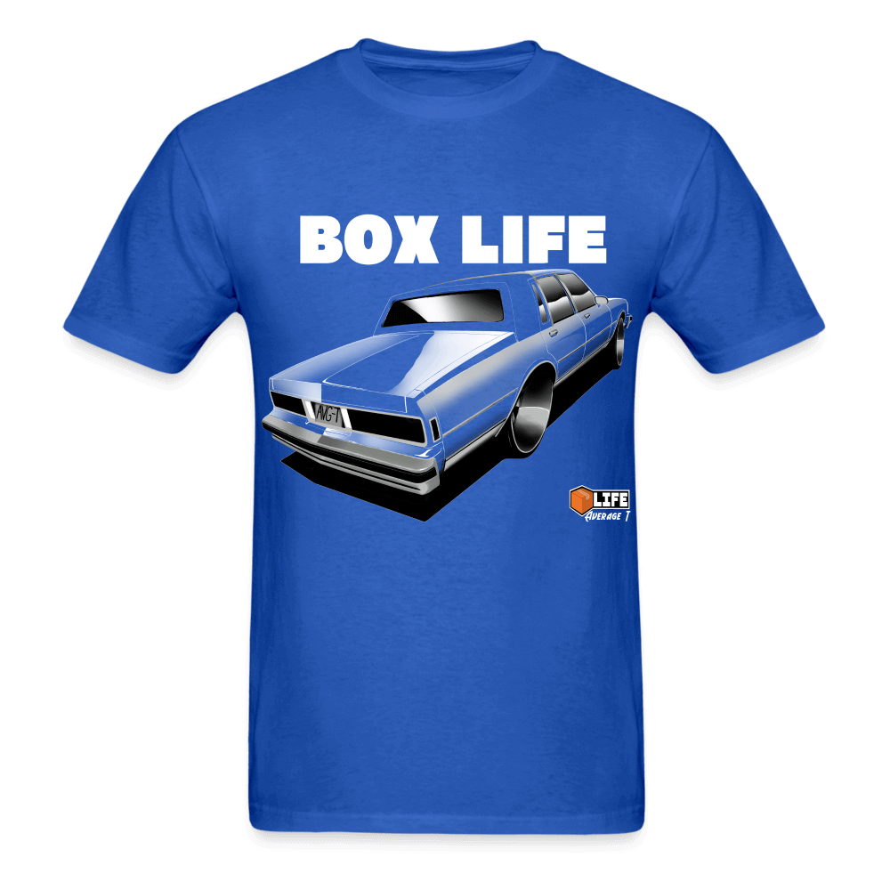 Box Chevy Life LS Brougham T-Shirt - AverageTApparel-