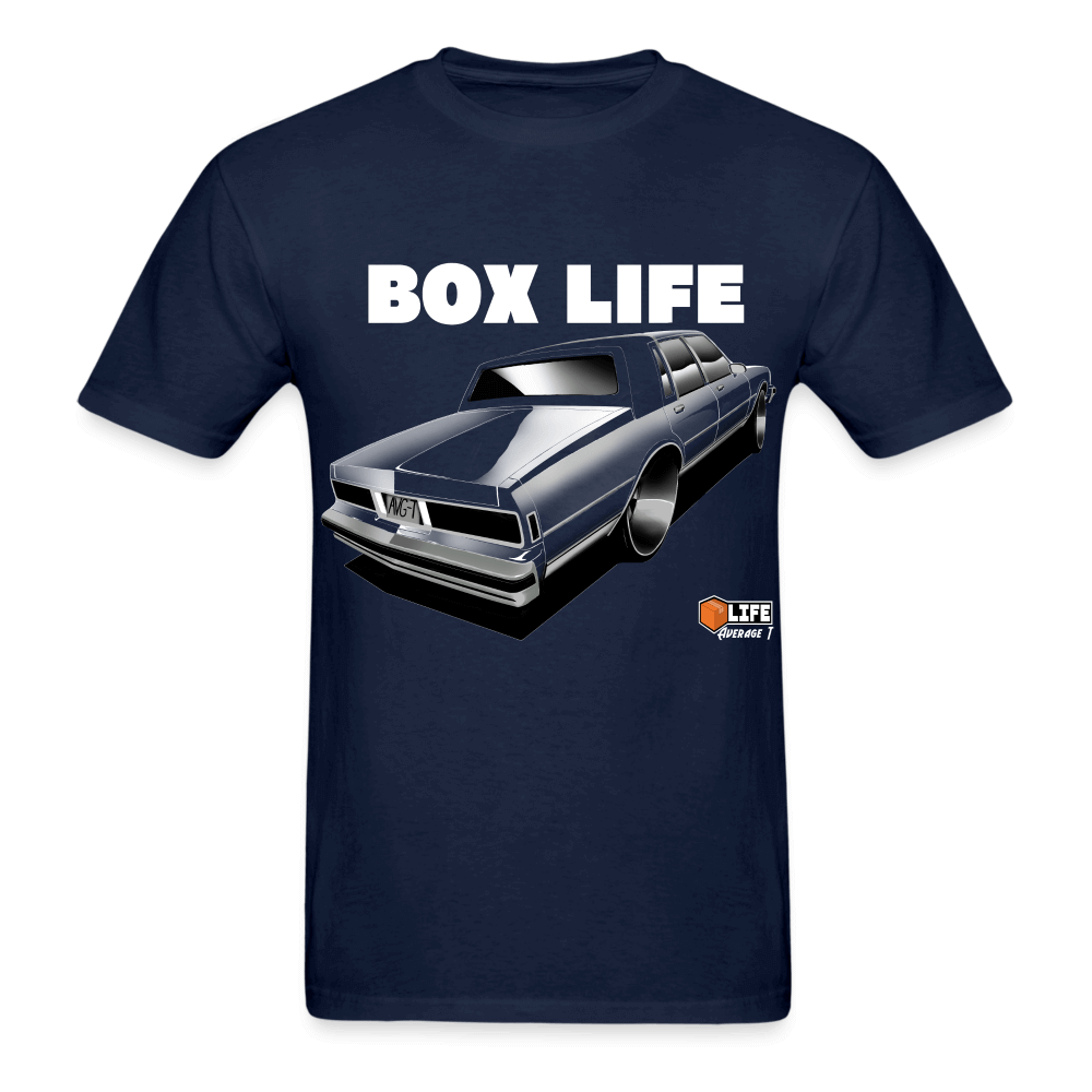 Box Chevy Life LS Brougham T-Shirt - AverageTApparel-