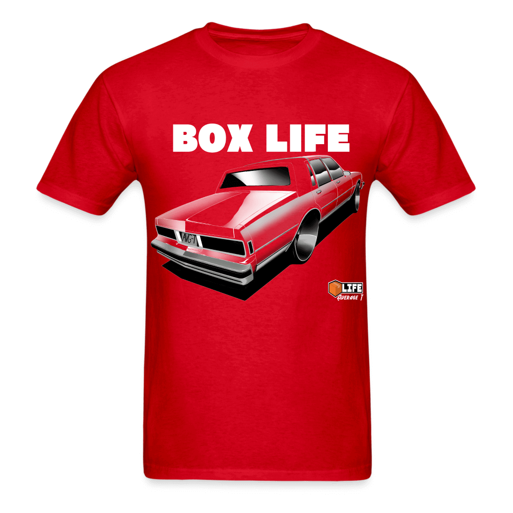 Box Chevy Life LS Brougham T-Shirt - AverageTApparel-