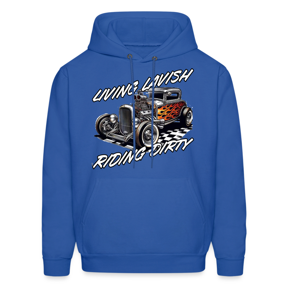 Living Lavish Hoodie - royal blue