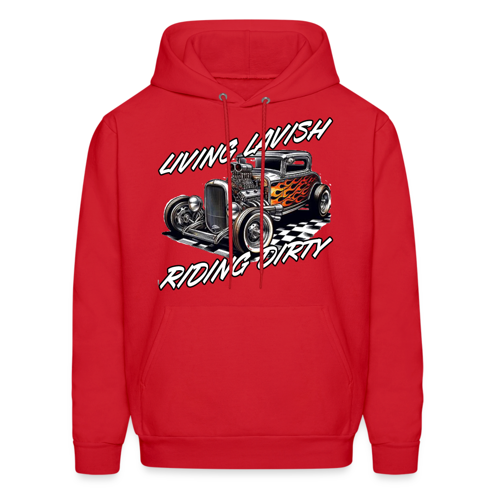 Living Lavish Hoodie - red