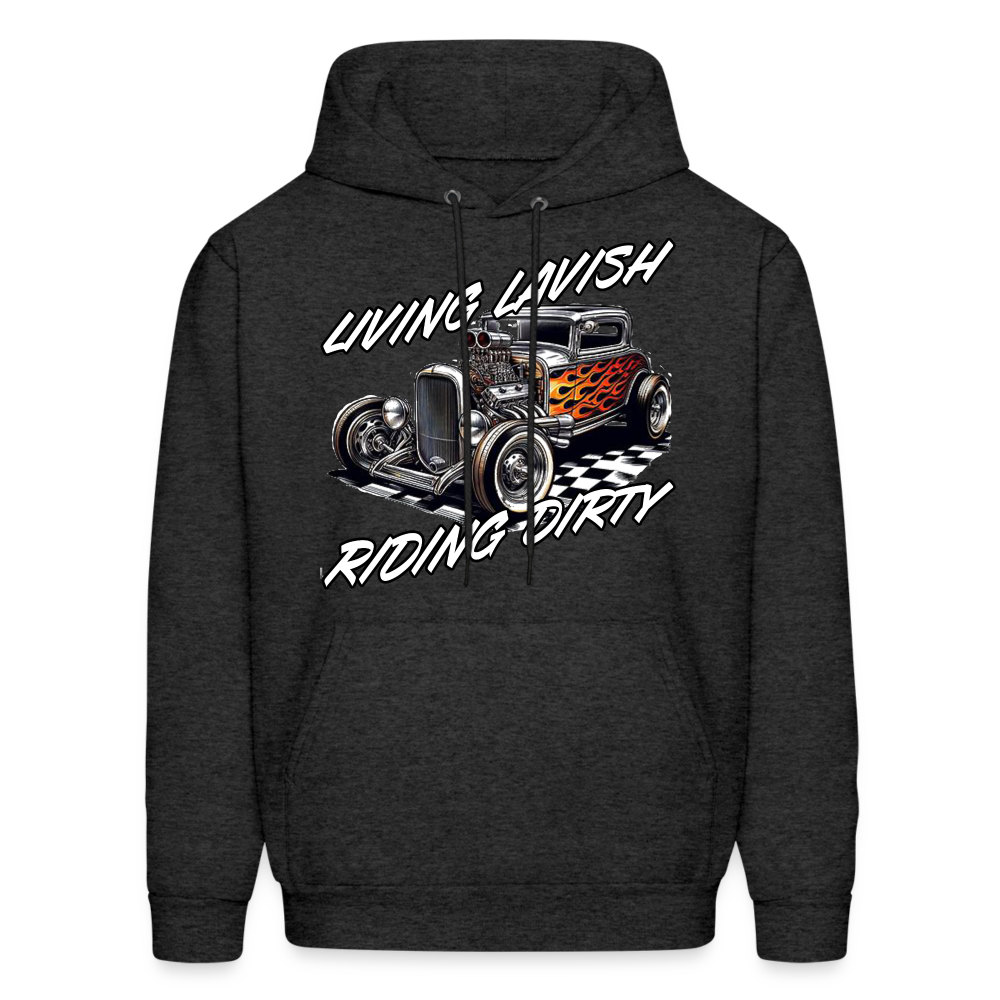 Living Lavish Hoodie - charcoal grey