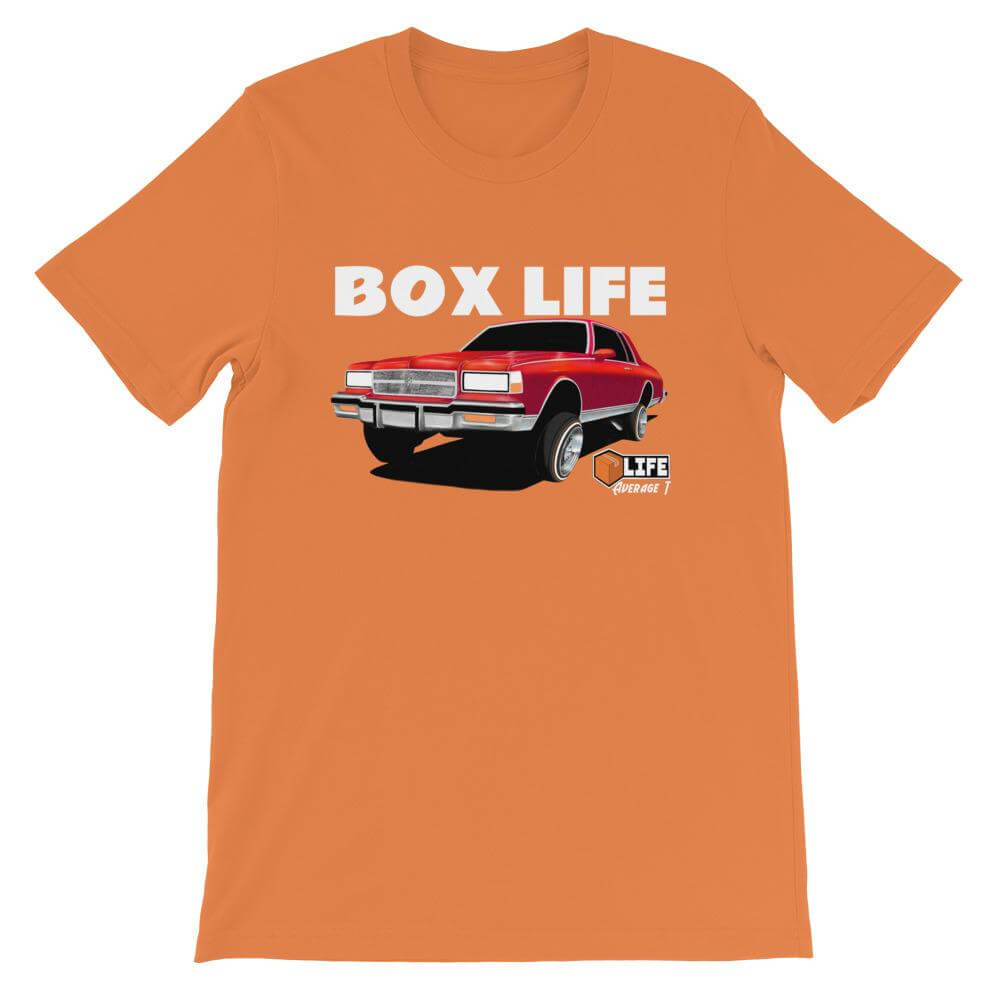 Box Chevy Life Lowrider Short-Sleeve caprice T-Shirt - AverageTApparel-