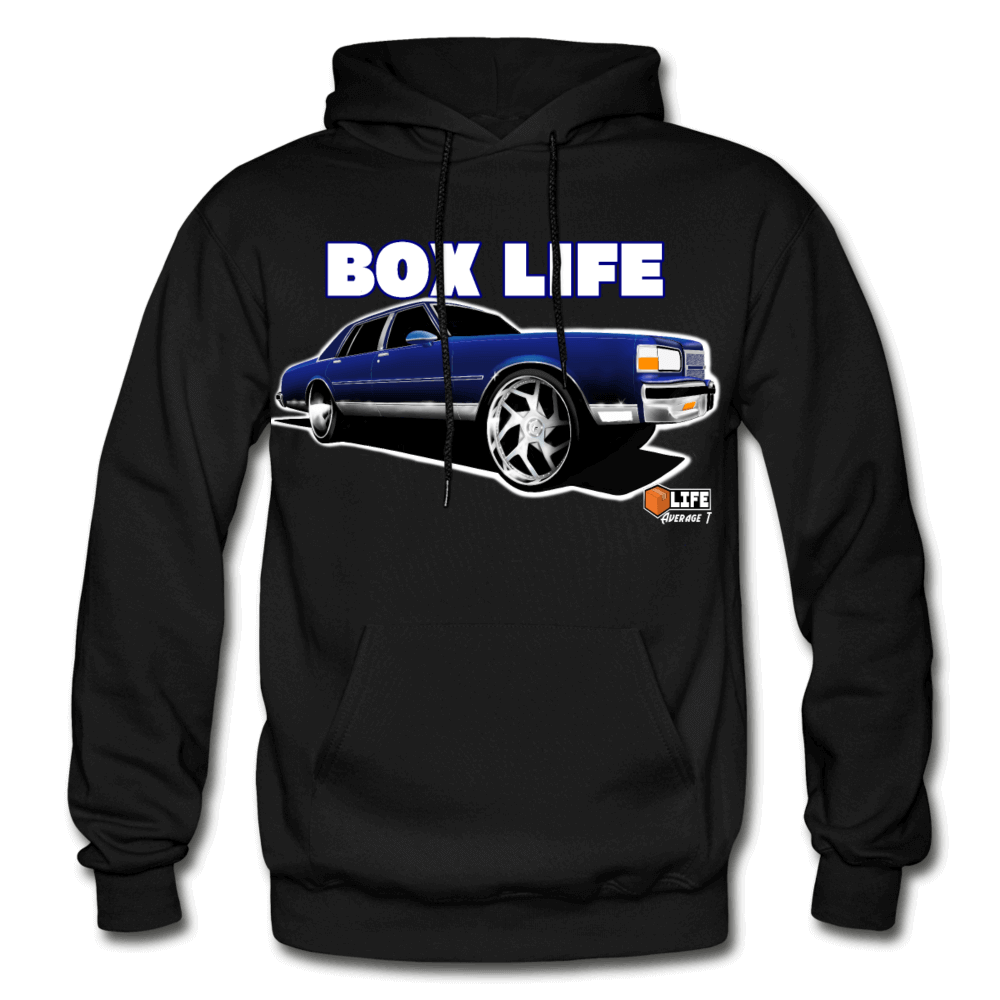 Box Chevy Life Brougham Full Head caprice Hoodie - AverageTApparel-