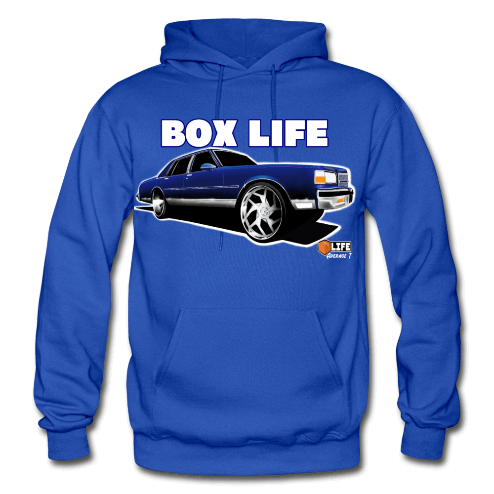 Box Chevy Life Brougham Full Head caprice Hoodie - AverageTApparel-