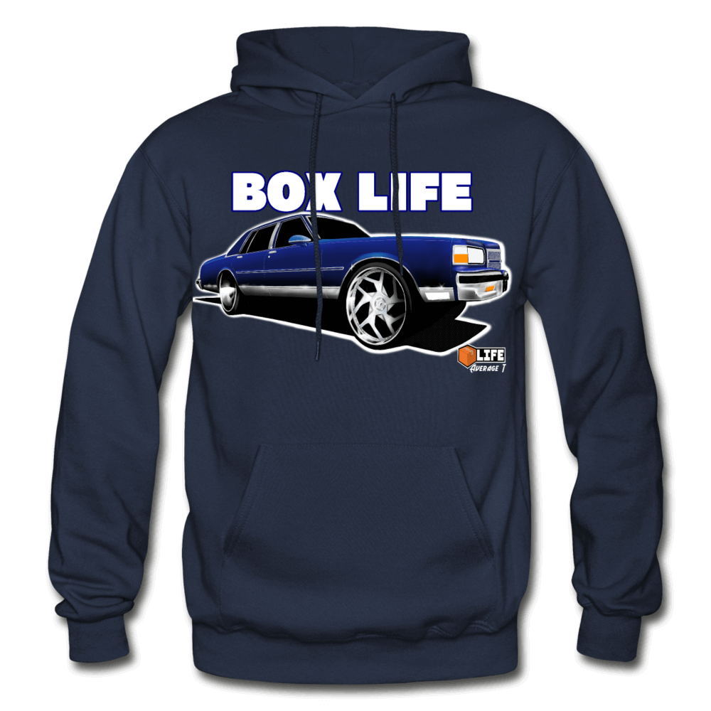Box Chevy Life Brougham Full Head caprice Hoodie - AverageTApparel-