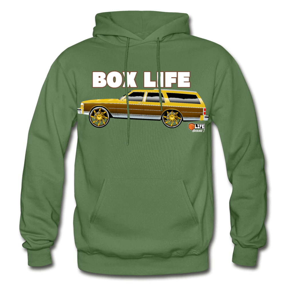 Box Chevy Life Longroof Station Wagon caprice Hoodie - AverageTApparel-