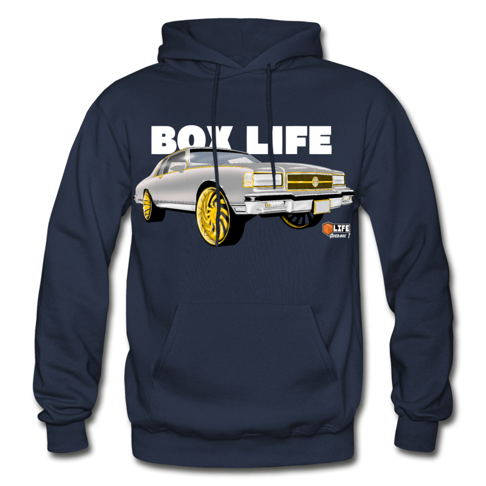 Box chevy Life Grey Landau caprice Hoodie - AverageTApparel-