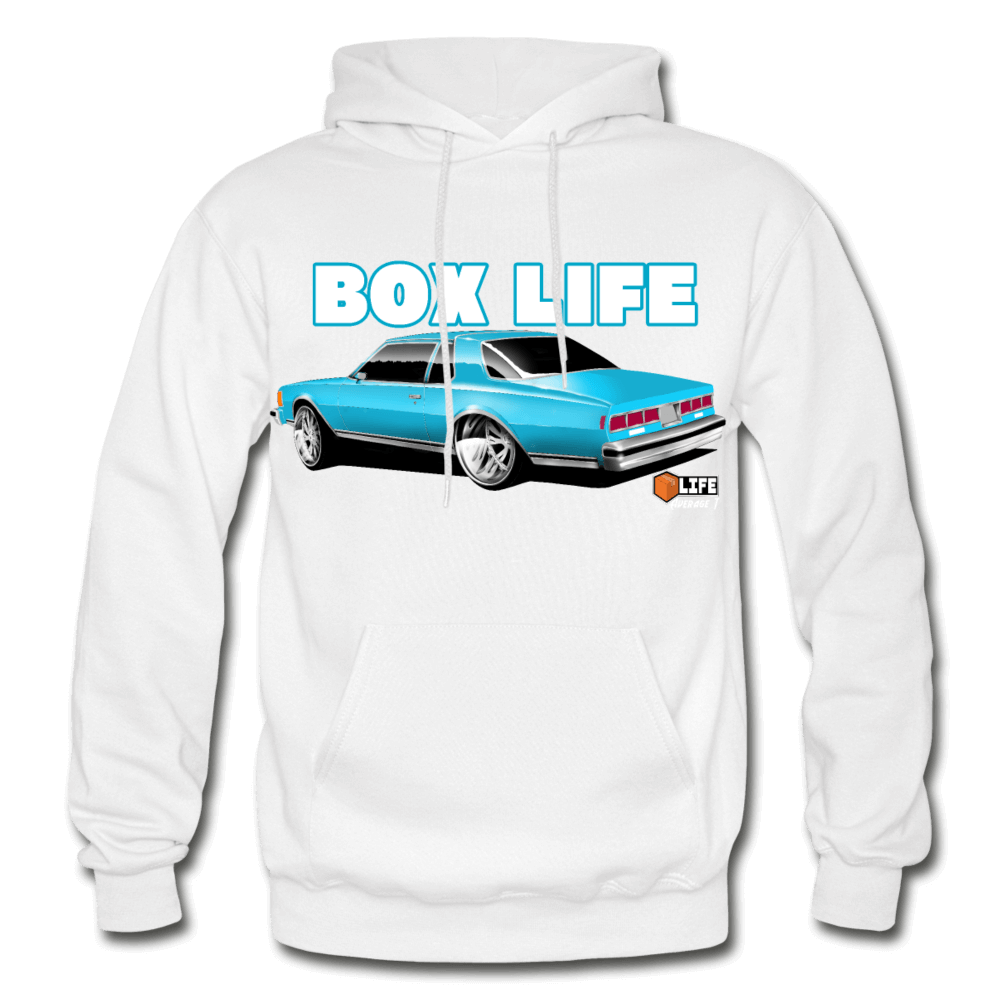 Box chevy Life 79 Landau Blue caprice Hoodie - AverageTApparel-