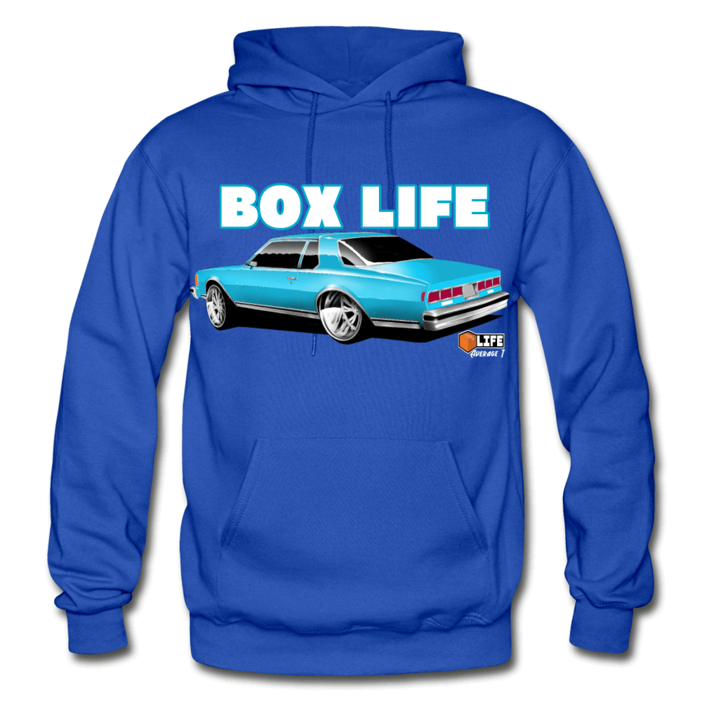 Box chevy Life 79 Landau Blue caprice Hoodie - AverageTApparel-