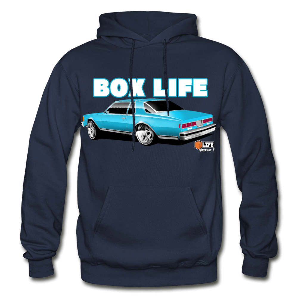 Box chevy Life 79 Landau Blue caprice Hoodie - AverageTApparel-