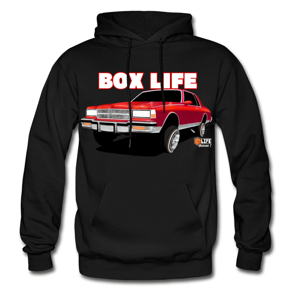 Box Chevy Life Lowrider Landau caprice Hoodie - AverageTApparel-
