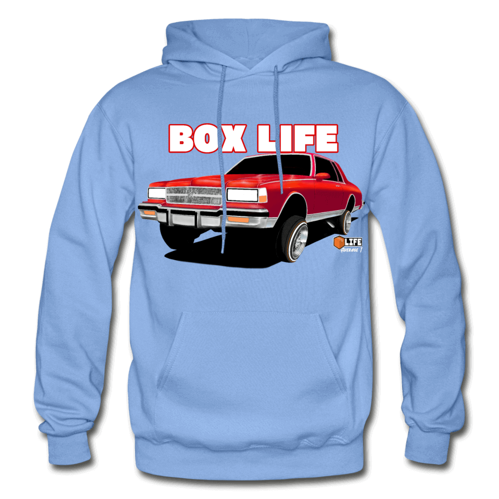 Box Chevy Life Lowrider Landau caprice Hoodie - AverageTApparel-