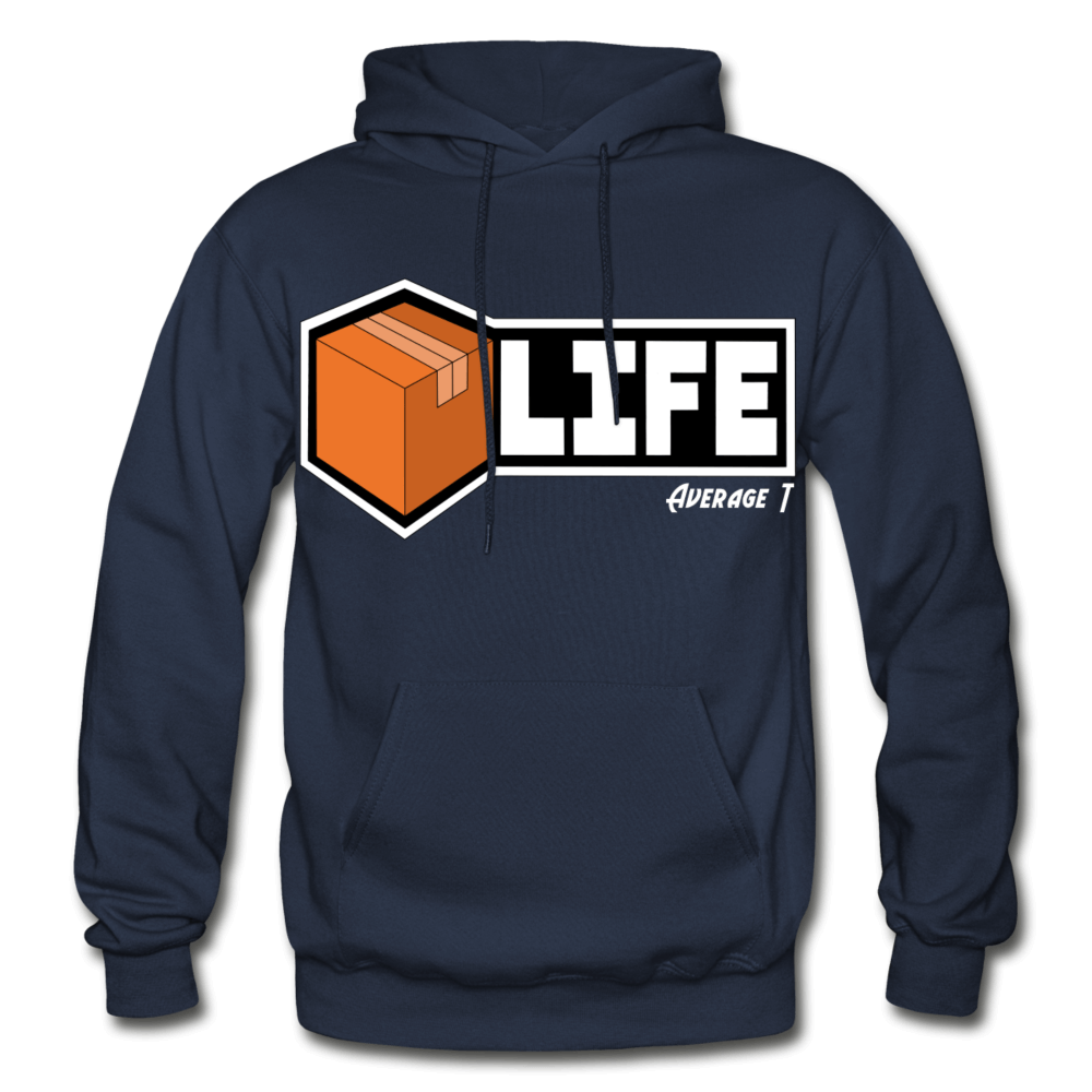 Box Life Emblem Hoodie - AverageTApparel-