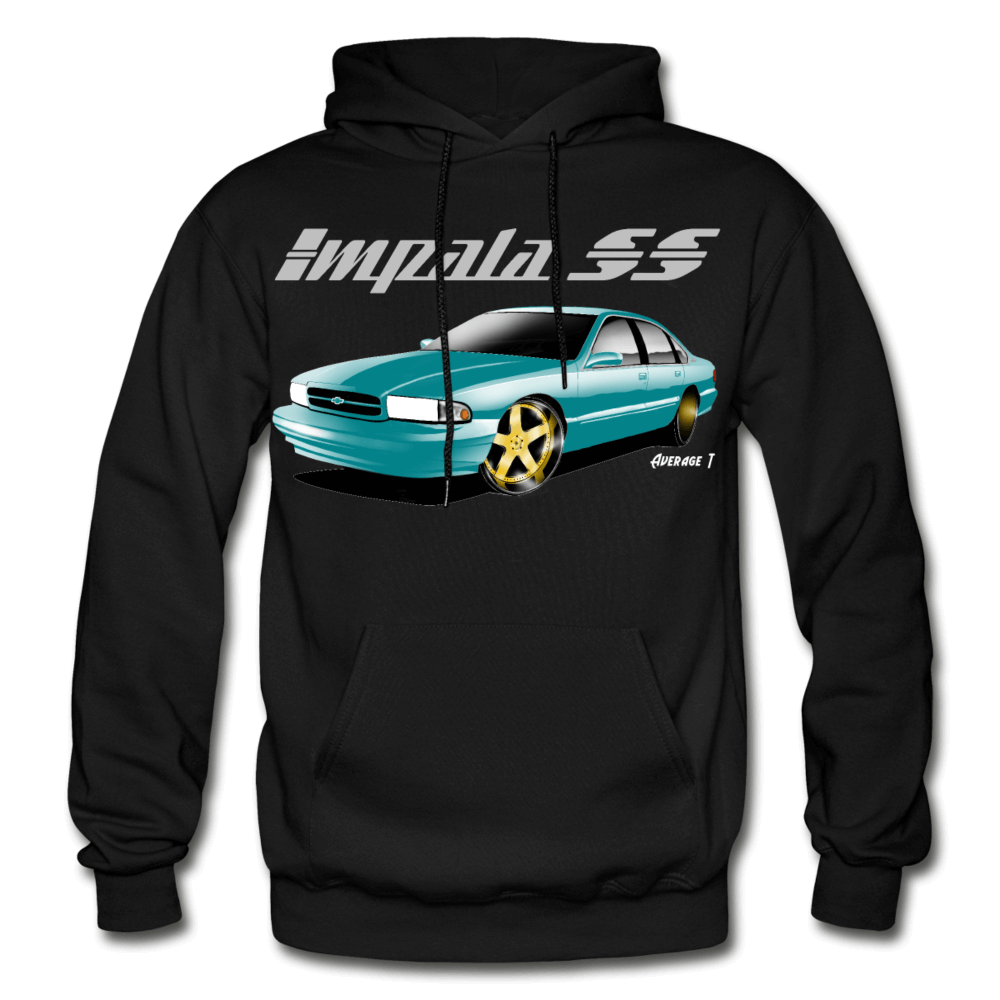 Impala SS Green Gold Wheel Hoodie - AverageTApparel-