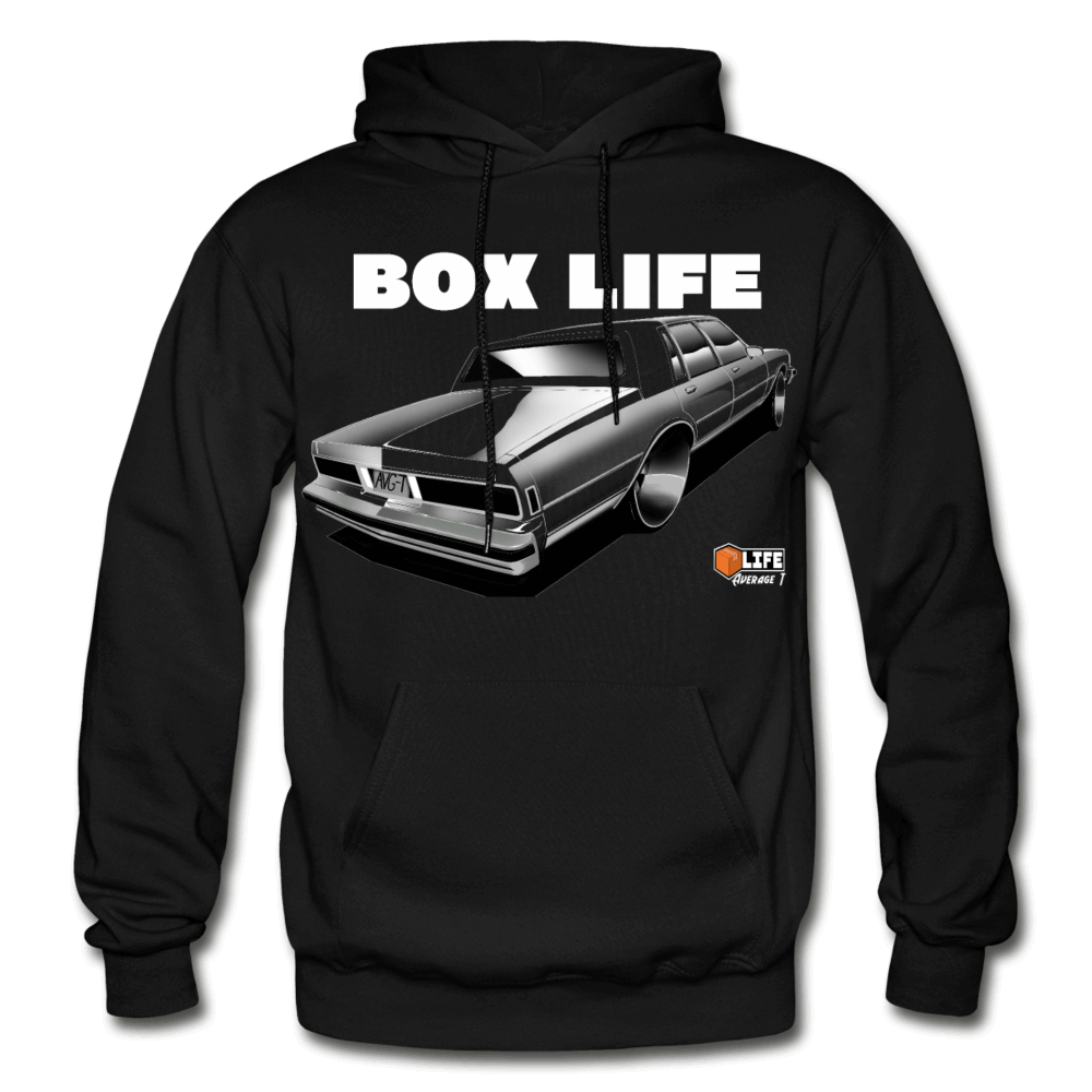 Box Chevy Life LS Brougham caprice Hoodie - AverageTApparel-