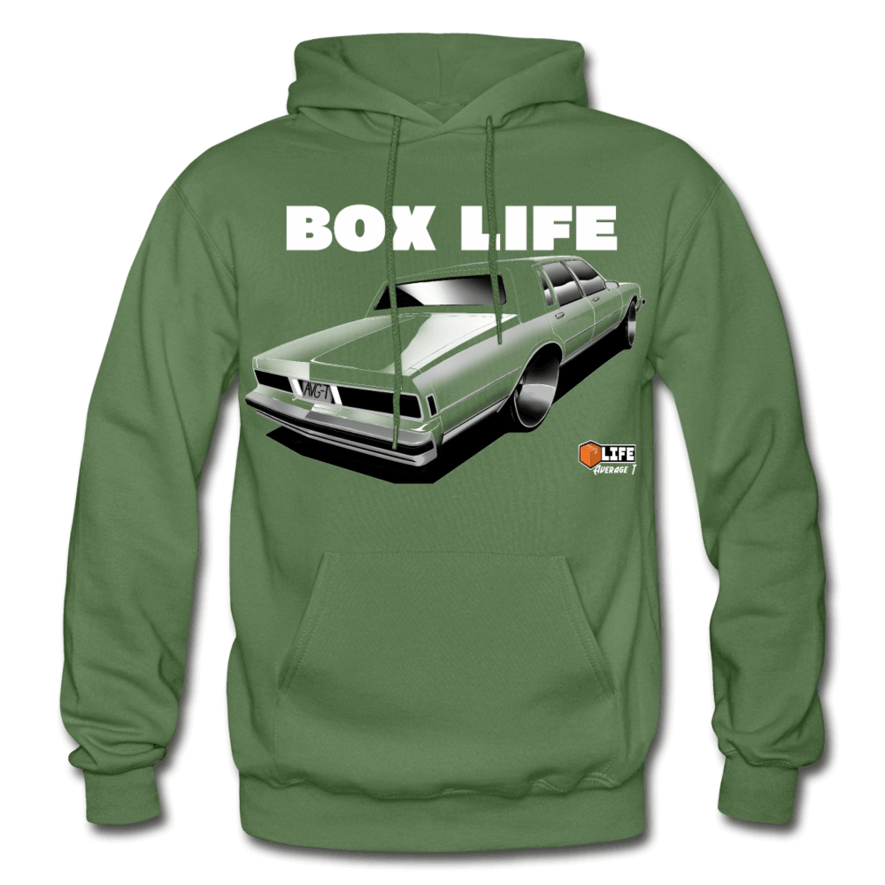 Box Chevy Life LS Brougham caprice Hoodie - AverageTApparel-