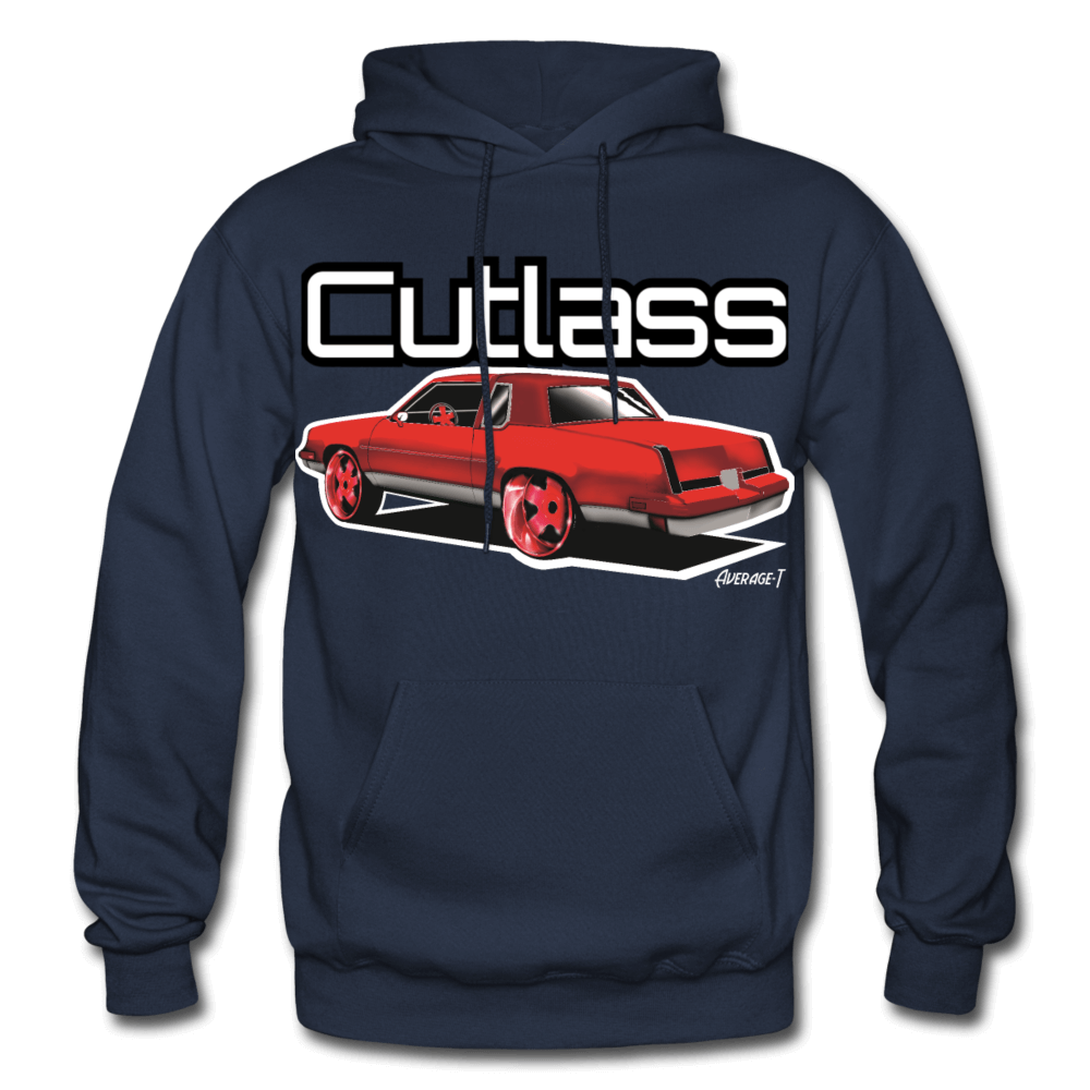 Red Oldsmobile Cutlass Hoodie - AverageTApparel-