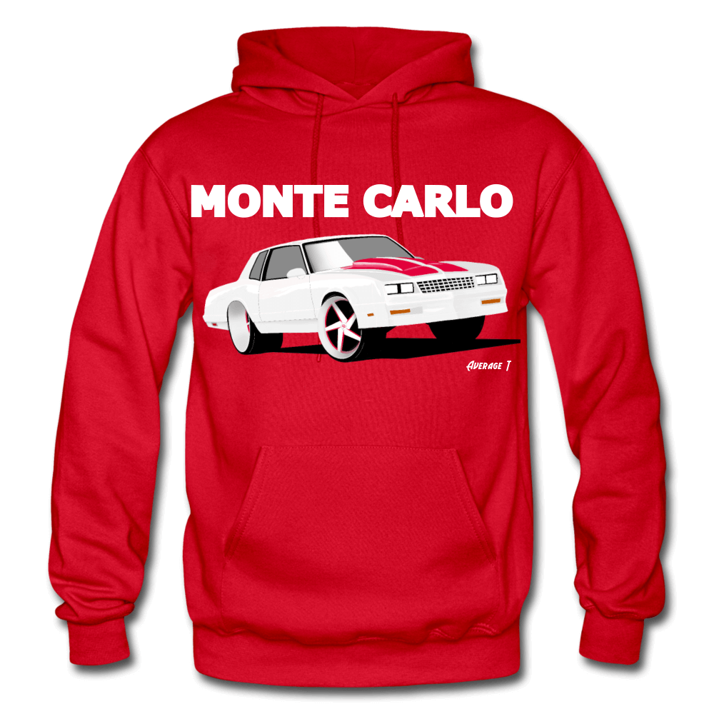 Monte Carlo SS White Hoodie - AverageTApparel-