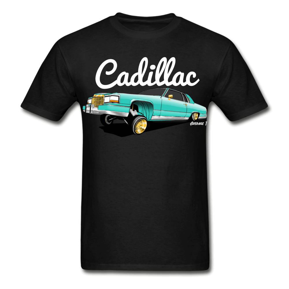 Cadillac Coupe Deville Lowrider Teal T-Shirt - AverageTApparel-