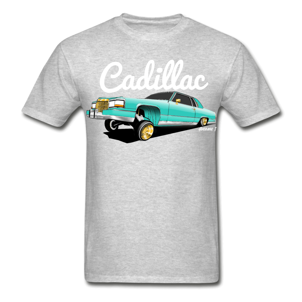 Cadillac Coupe Deville Lowrider Teal T-Shirt - AverageTApparel-