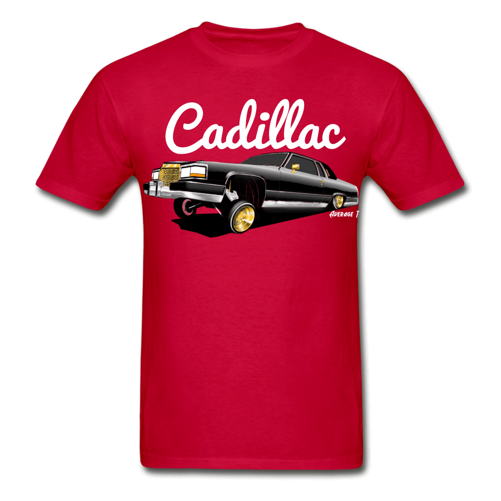 Cadillac Coupe Deville Lowrider Black T-Shirt - AverageTApparel-