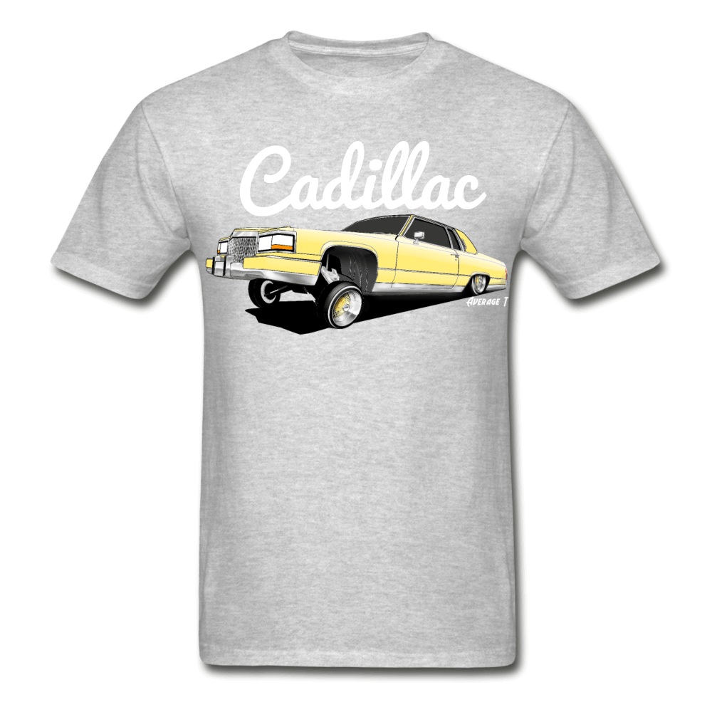 Cadillac Coupe Deville Lowrider Yellow T-Shirt - AverageTApparel-