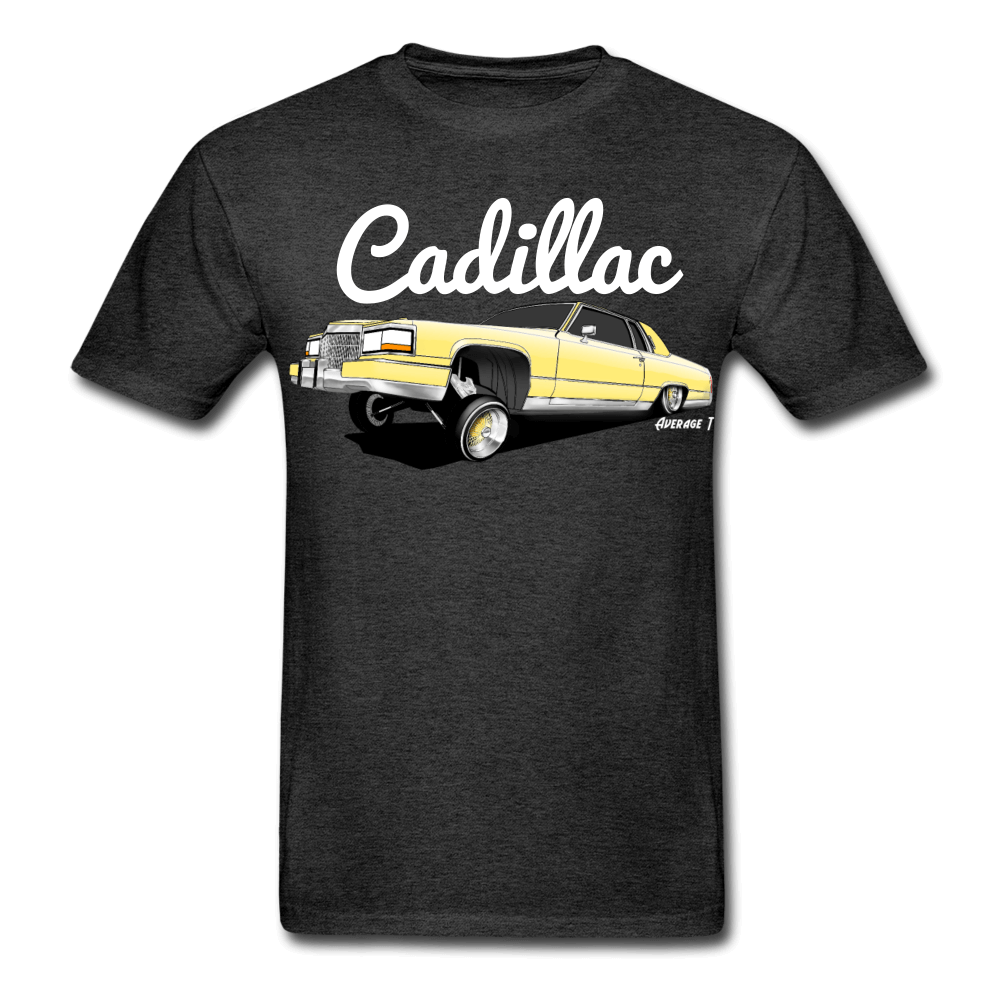 Cadillac Coupe Deville Lowrider Yellow T-Shirt - AverageTApparel-
