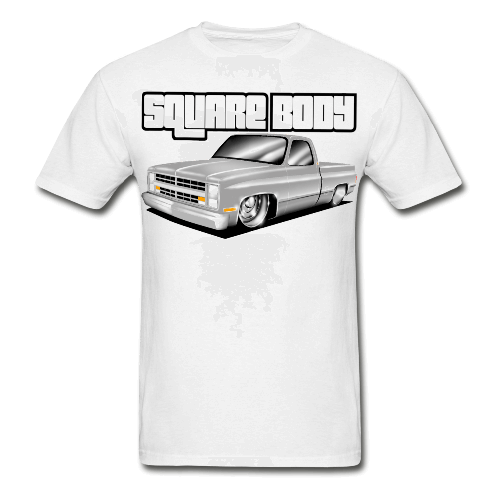 C10 Squarebody Grey Chevy T-Shirt - AverageTApparel-