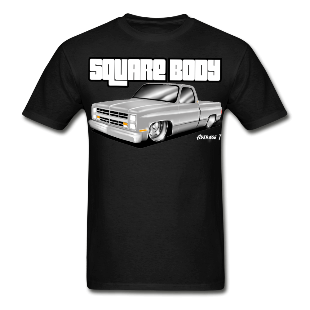 C10 Squarebody Grey Chevy T-Shirt - AverageTApparel-