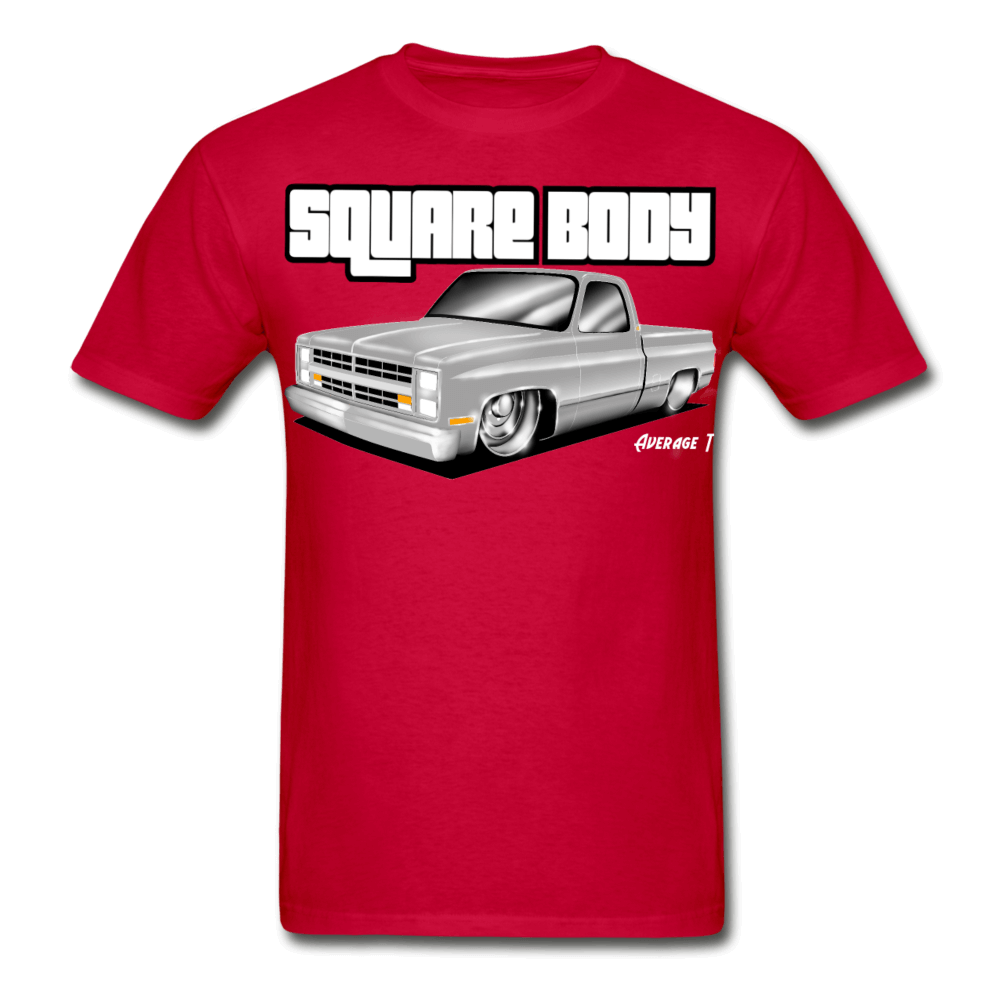 C10 Squarebody Grey Chevy T-Shirt - AverageTApparel-