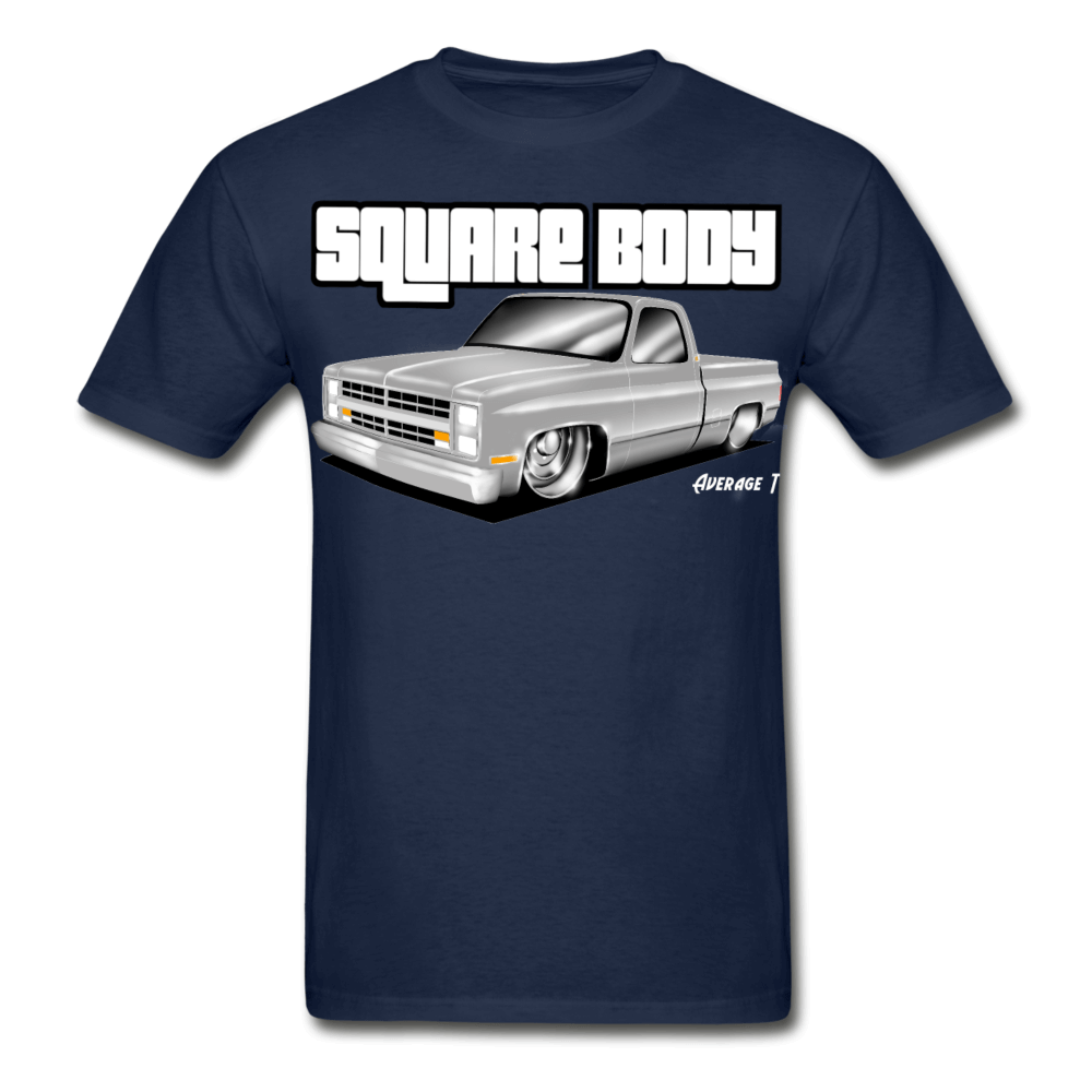 C10 Squarebody Grey Chevy T-Shirt - AverageTApparel-