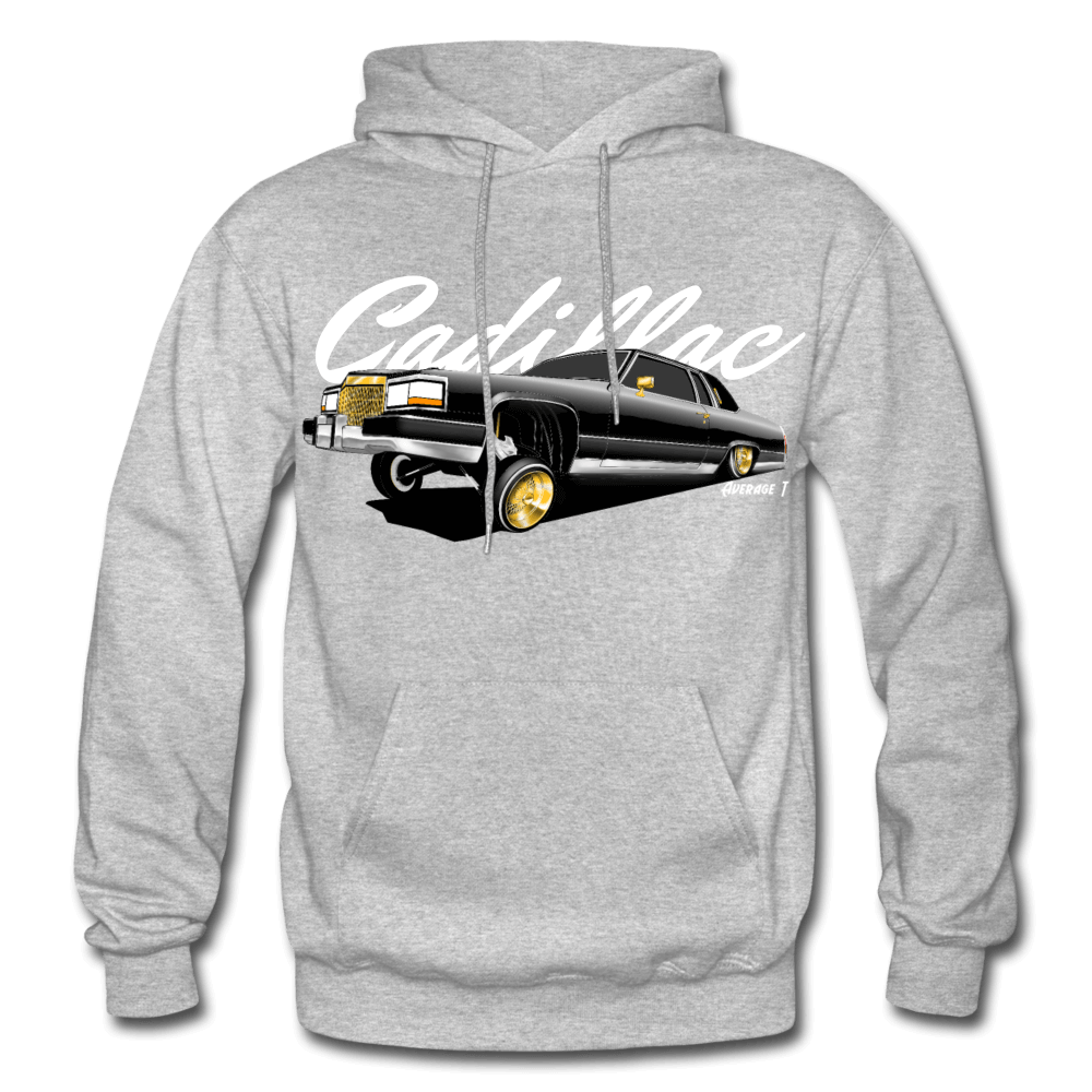 Cadillac Coupe Deville Lowrider Black Hoodie - AverageTApparel-