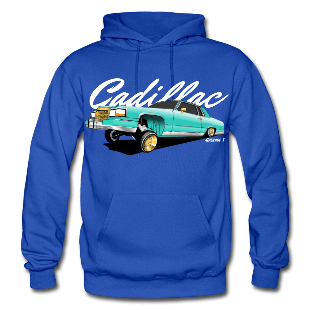 Cadillac Coupe Deville Lowrider Green Hoodie - AverageTApparel-