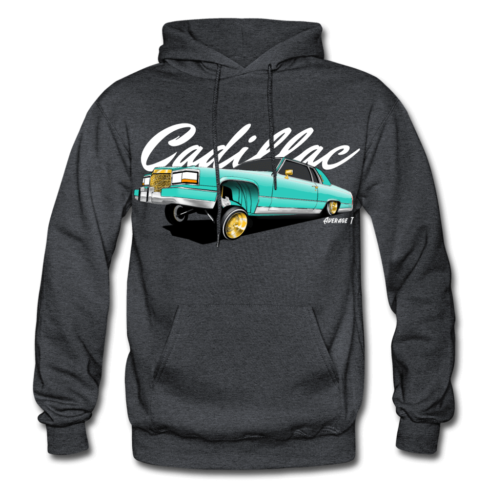Cadillac Coupe Deville Lowrider Green Hoodie - AverageTApparel-