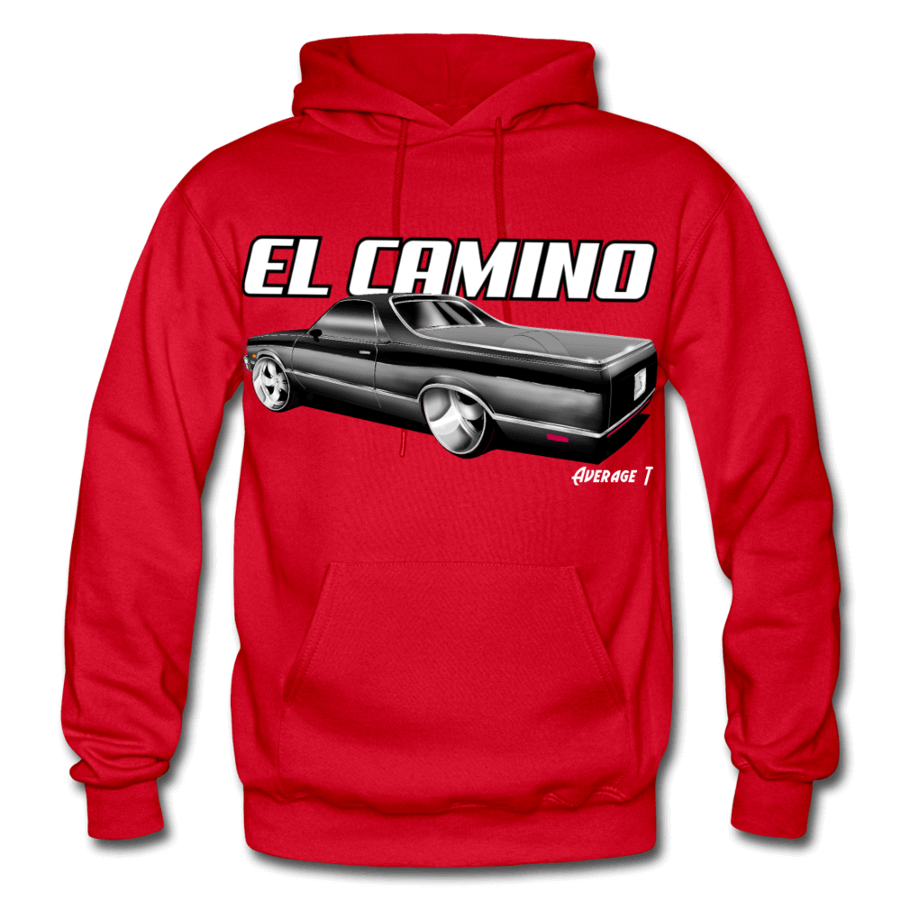 Chevy El Camino Black Hoodie - AverageTApparel-