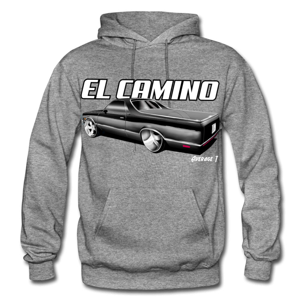 Chevy El Camino Black Hoodie - AverageTApparel-