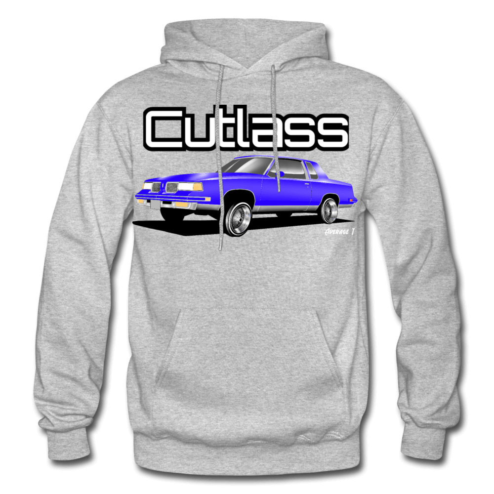 Oldsmobile Cutlass Lowrider Blue Hoodie - AverageTApparel-