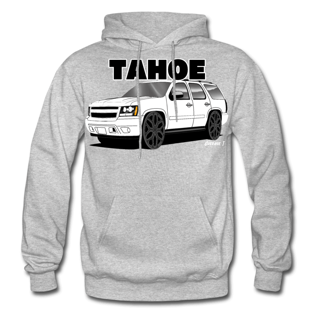 07 Tahoe White Hoodie - AverageTApparel-