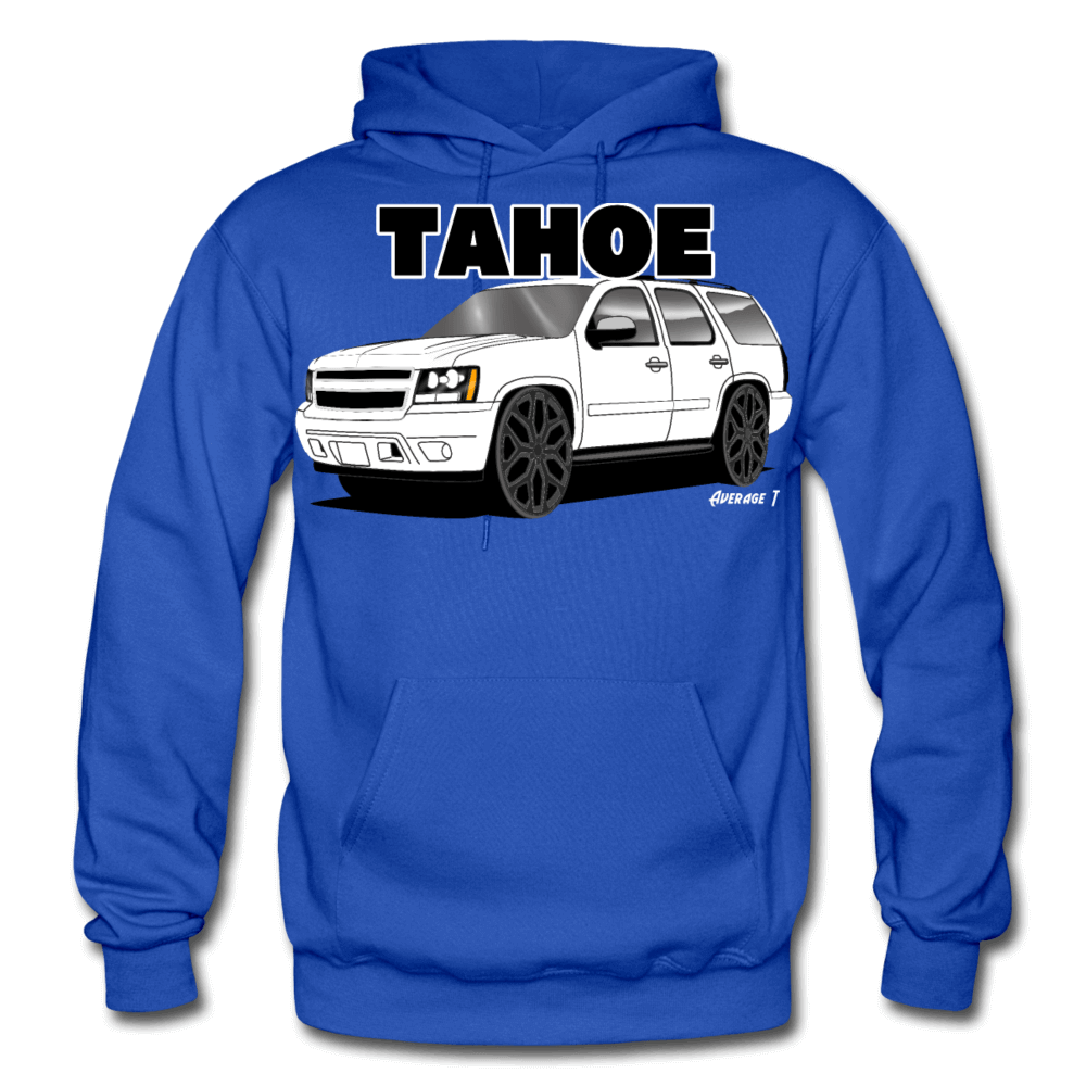 07 Tahoe White Hoodie - AverageTApparel-