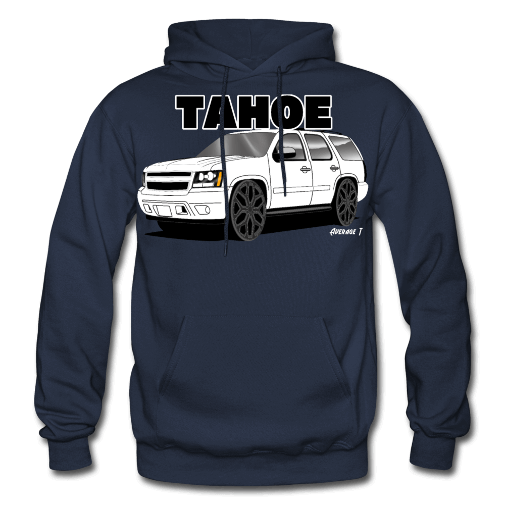 07 Tahoe White Hoodie - AverageTApparel-