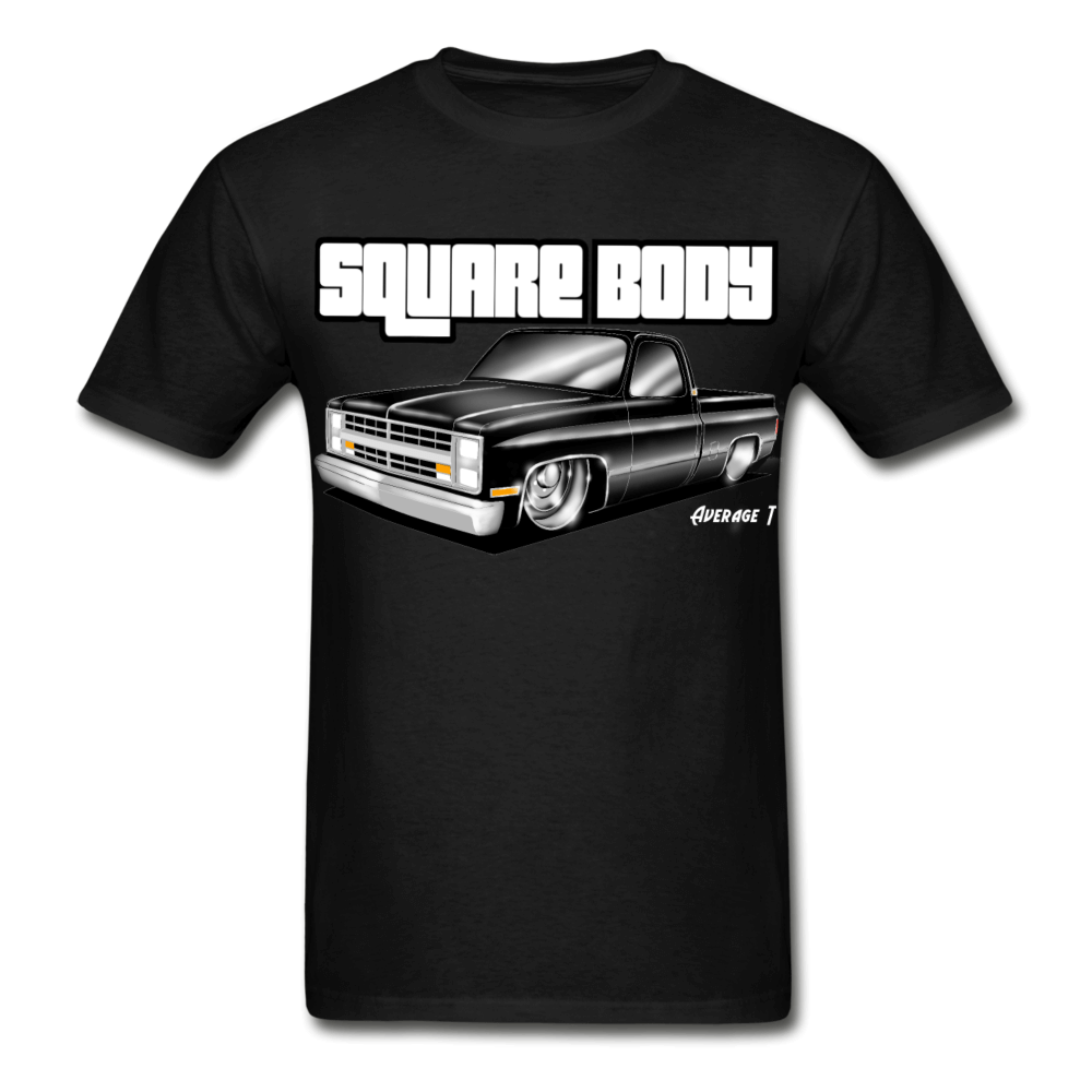 Black Squarebody T-Shirt - AverageTApparel-