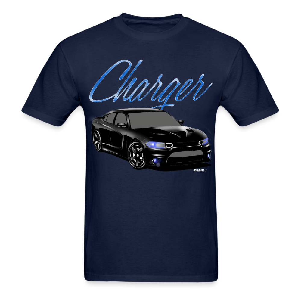 Dodge Charger Black T-Shirt - AverageTApparel-