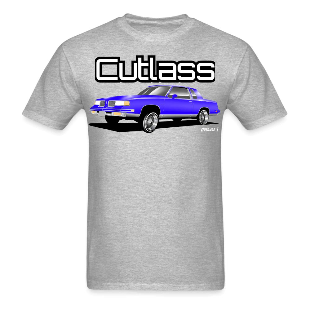 Oldsmobile Cutlass Lowrider Blue T-Shirt - AverageTApparel-