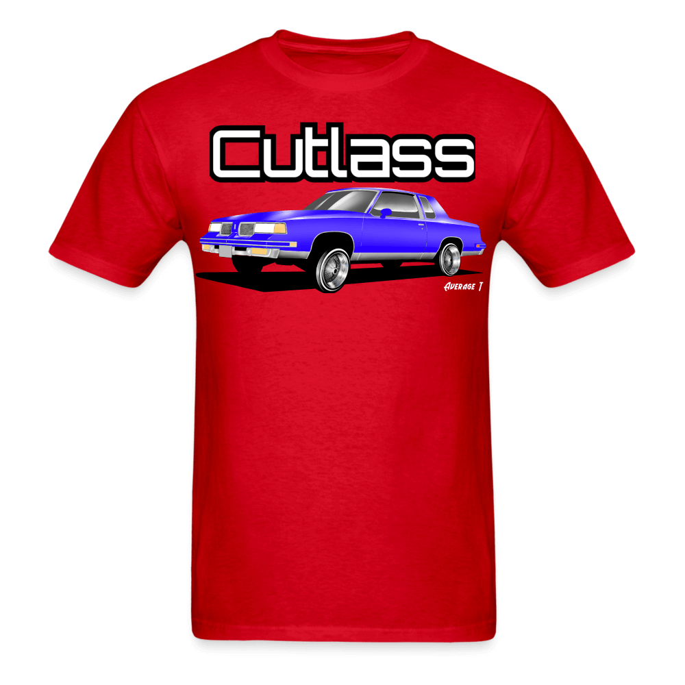 Oldsmobile Cutlass Lowrider Blue T-Shirt - AverageTApparel-