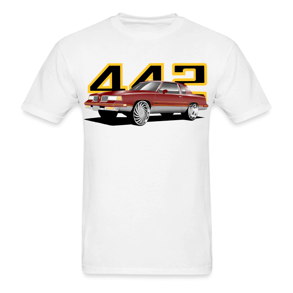 442 Cutlass Burgundy T-Shirt - AverageTApparel-