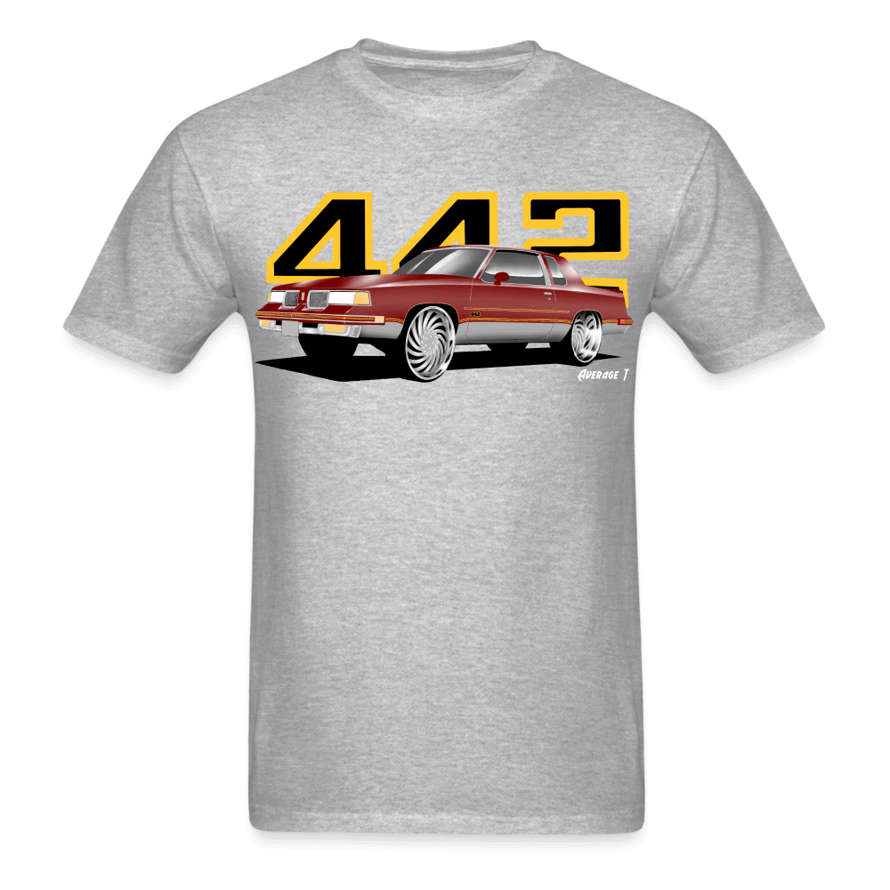 442 Cutlass Burgundy T-Shirt - AverageTApparel-