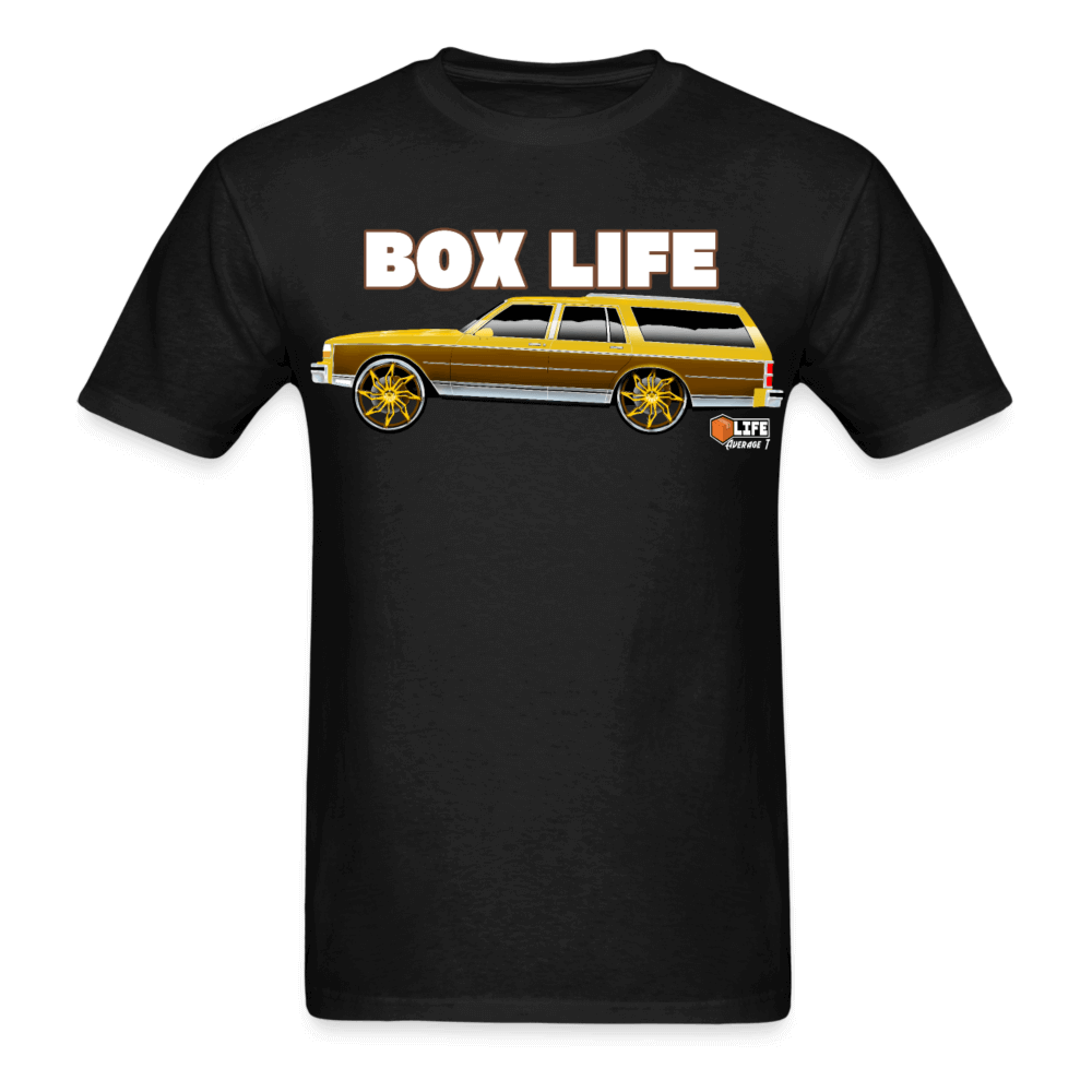 Box Chevy Life Station Wagon T-Shirt - AverageTApparel-