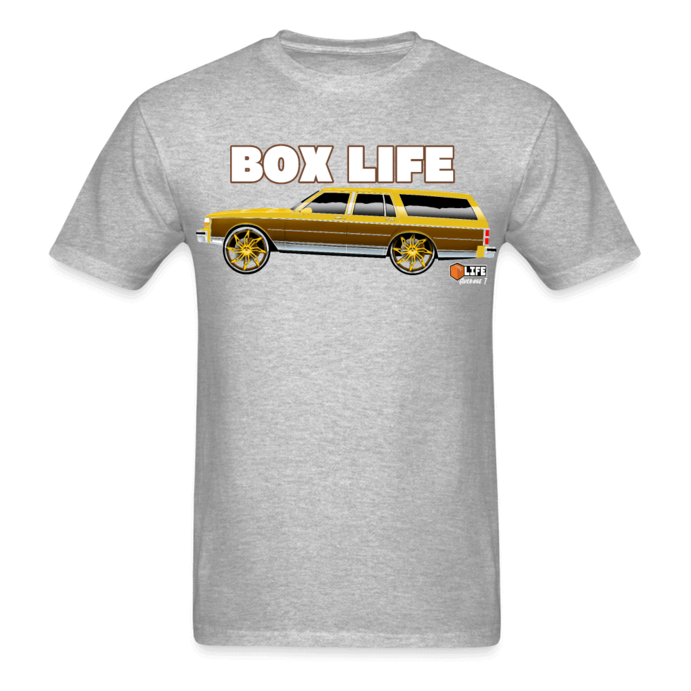 Box Chevy Life Station Wagon T-Shirt - AverageTApparel-
